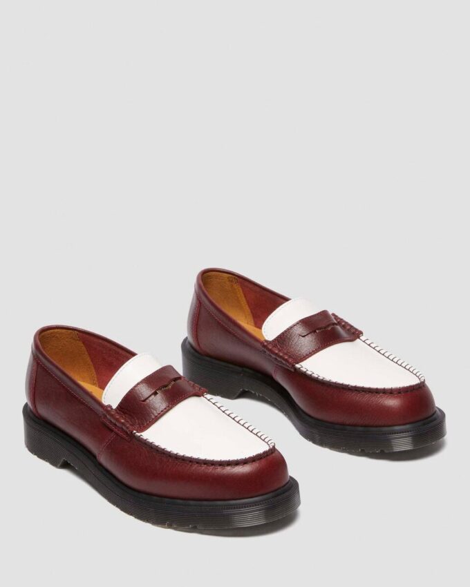 Penton Made In England Two-Tone Leather Loafers Penton Made In England Two-Tone Leather Loafers