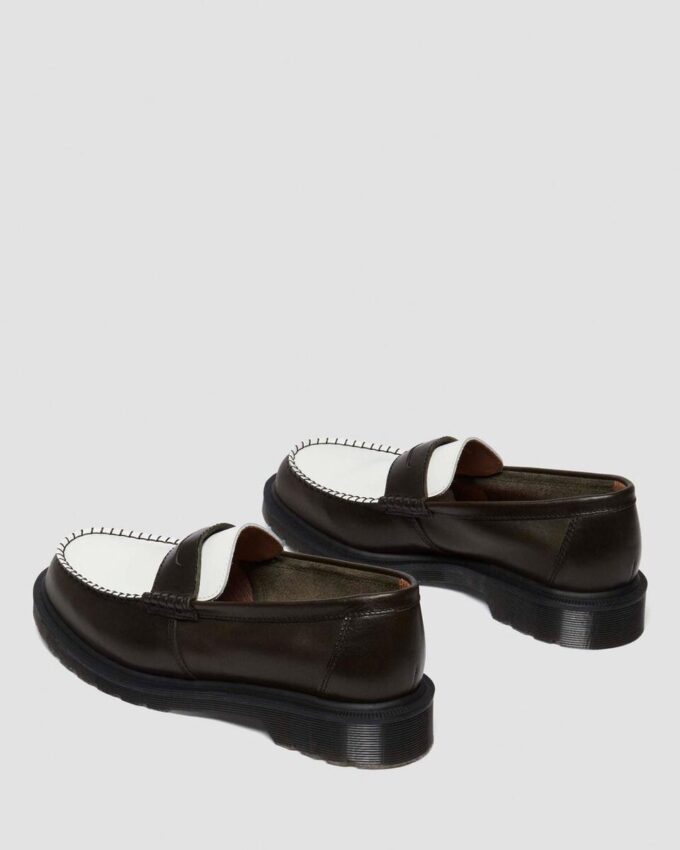 Penton Made In England Two-Tone Leather Loafers Penton Made In England Two-Tone Leather Loafers