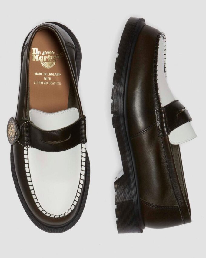 Penton Made In England Two-Tone Leather Loafers Penton Made In England Two-Tone Leather Loafers
