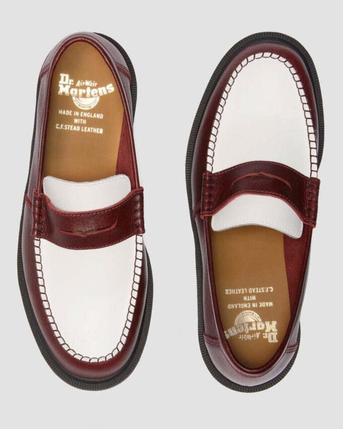 Penton Made In England Two-Tone Leather Loafers Penton Made In England Two-Tone Leather Loafers