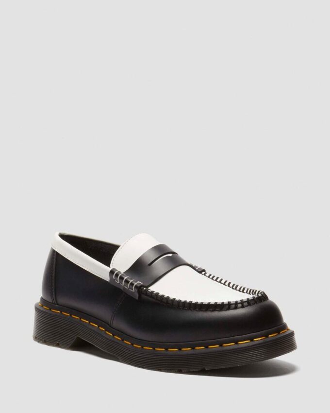 Penton Two-Tone Smooth Leather Loafers Penton Two-Tone Smooth Leather Loafers