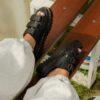 Raine Slide Athena Leather Sandals Raine Slide Athena Leather Sandals