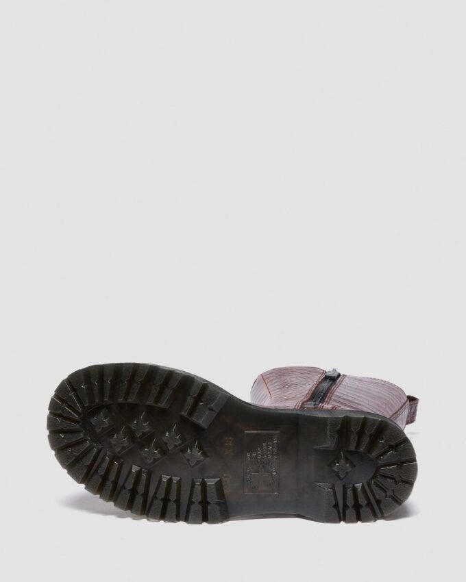 REJENA Croc Emboss Leather Boots REJENA Croc Emboss Leather Boots