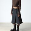 REJENA Hair On Croc Emboss Leather Boots REJENA Hair On Croc Emboss Leather Boots
