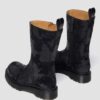 REJENA Hair On Croc Emboss Leather Boots REJENA Hair On Croc Emboss Leather Boots