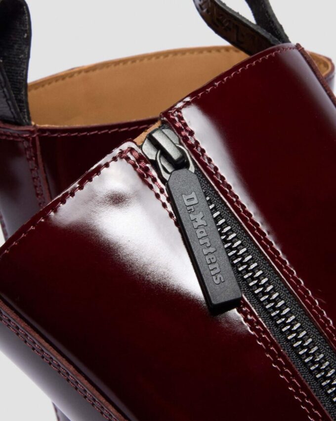 Rejena Lacquered Leather Boots Rejena Lacquered Leather Boots