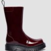Rejena Lacquered Leather Boots Rejena Lacquered Leather Boots