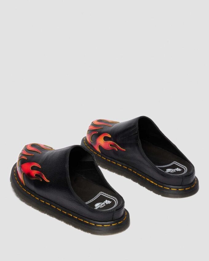San Flame Leather Mules San Flame Leather Mules