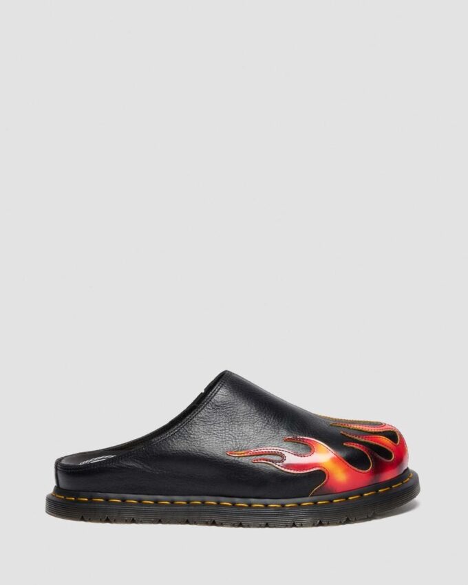 San Flame Leather Mules San Flame Leather Mules