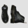 SINCLAIR Milled Nappa Leather Platform Boots SINCLAIR Milled Nappa Leather Platform Boots