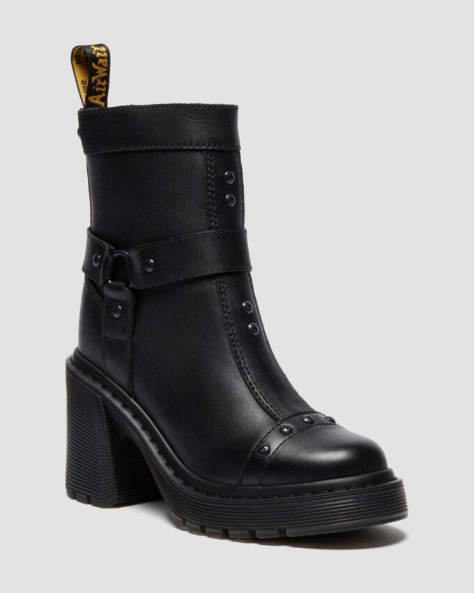 SPENCE HARNESS SENDAL LEATHER HEELED CHELSEA BOOTS SPENCE HARNESS SENDAL LEATHER HEELED CHELSEA BOOTS