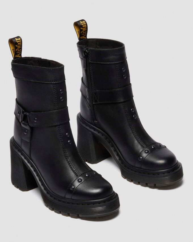 SPENCE HARNESS SENDAL LEATHER HEELED CHELSEA BOOTS SPENCE HARNESS SENDAL LEATHER HEELED CHELSEA BOOTS