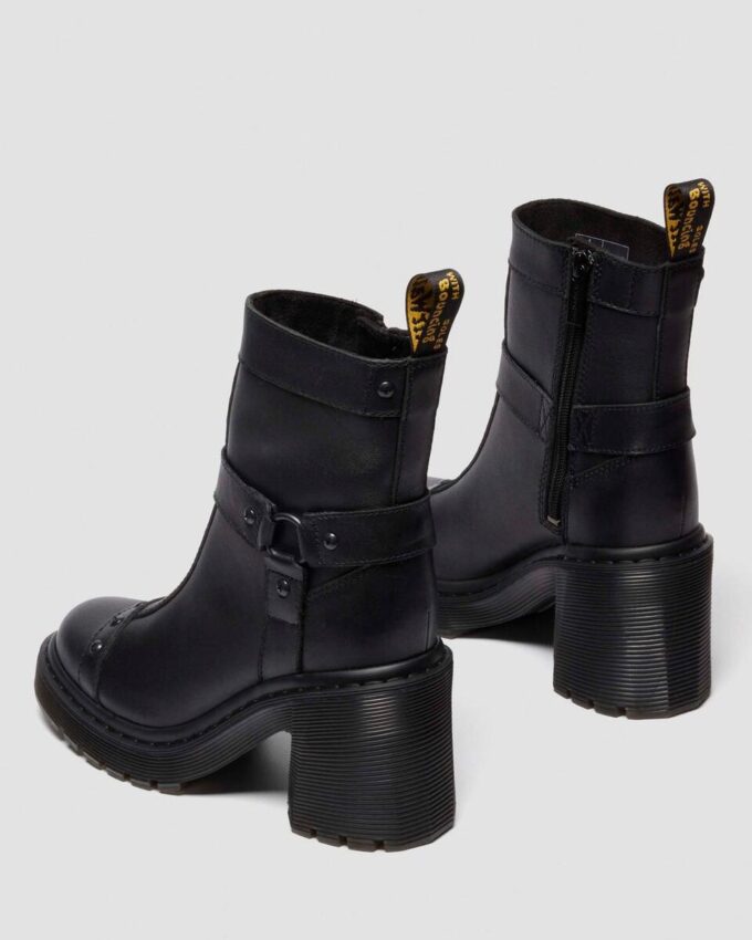 SPENCE HARNESS SENDAL LEATHER HEELED CHELSEA BOOTS SPENCE HARNESS SENDAL LEATHER HEELED CHELSEA BOOTS