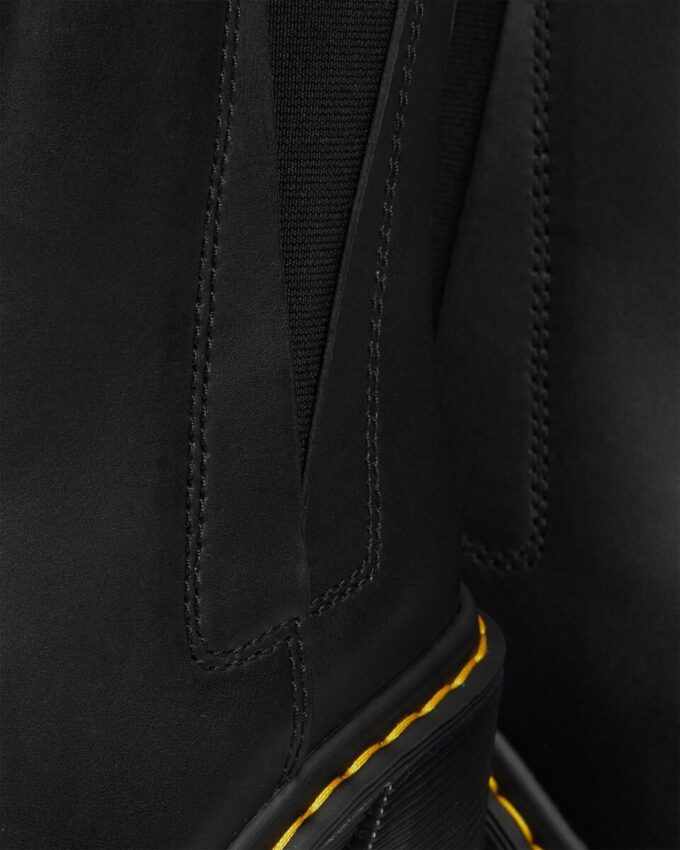 SPENCE Leather Flared Heel Chelsea Boots SPENCE Leather Flared Heel Chelsea Boots