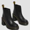 SPENCE Leather Flared Heel Chelsea Boots SPENCE Leather Flared Heel Chelsea Boots