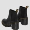 SPENCE Leather Flared Heel Chelsea Boots SPENCE Leather Flared Heel Chelsea Boots