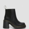SPENCE Leather Flared Heel Chelsea Boots SPENCE Leather Flared Heel Chelsea Boots