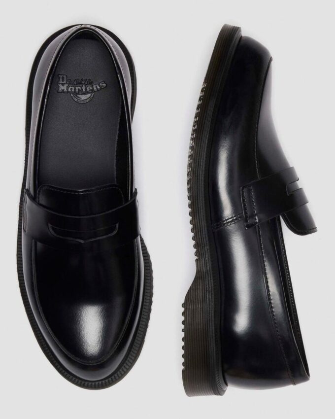 Temara Polished Smooth Leather Loafers Temara Polished Smooth Leather Loafers