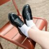 Temara Polished Smooth Leather Loafers Temara Polished Smooth Leather Loafers