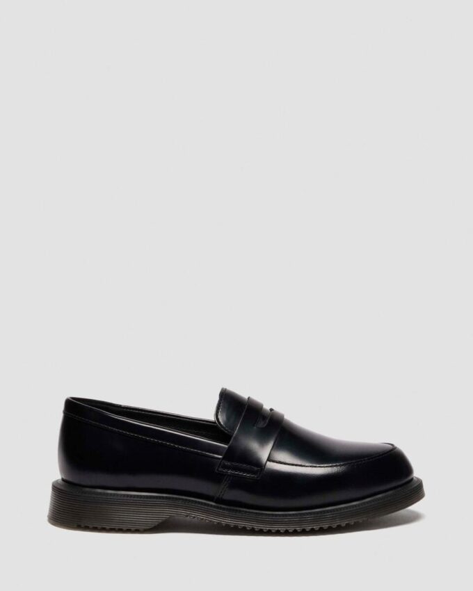 Temara Polished Smooth Leather Loafers Temara Polished Smooth Leather Loafers