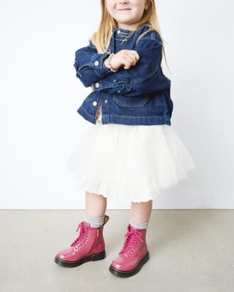 TODDLER 1460 GLITTER PATENT LEATHER BOOTS