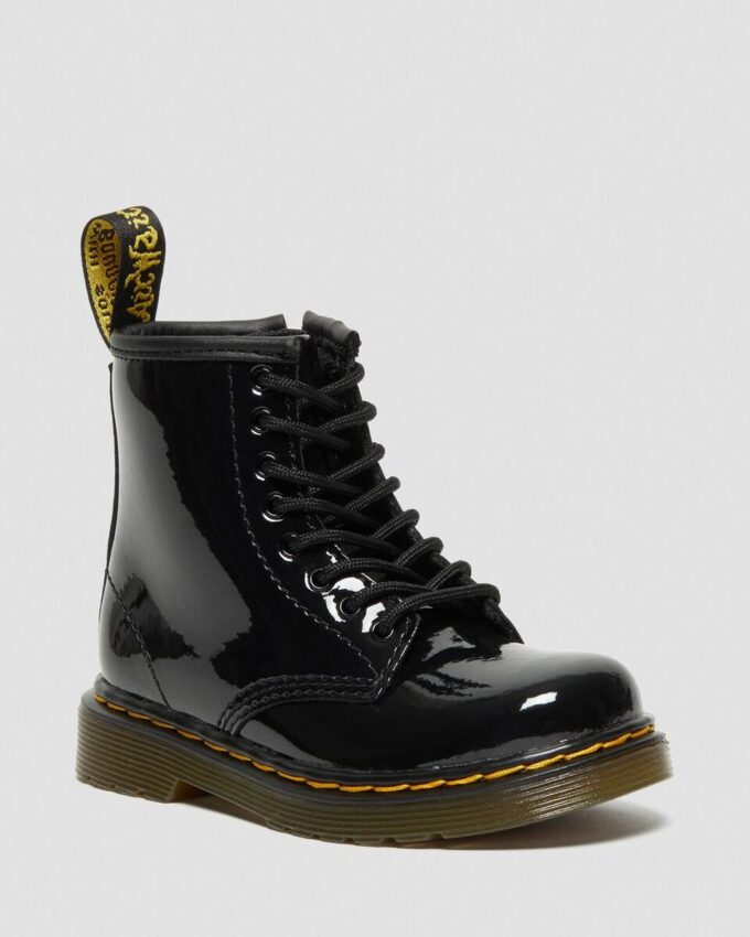 Toddler 1460 Patent Leather Lace Up Boots Toddler 1460 Patent Leather Lace Up Boots
