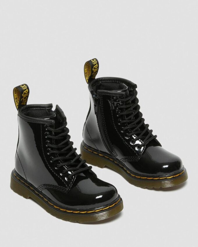 Toddler 1460 Patent Leather Lace Up Boots Toddler 1460 Patent Leather Lace Up Boots