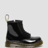 Toddler 1460 Patent Leather Lace Up Boots Toddler 1460 Patent Leather Lace Up Boots