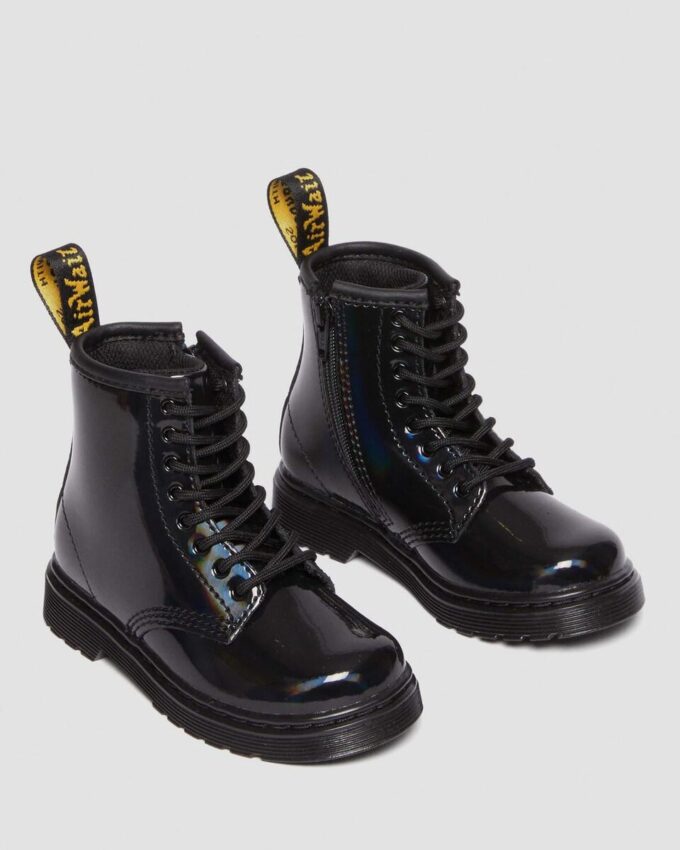 TODDLER 1460 RAINBOW Patent Leather Lace Up Boots TODDLER 1460 RAINBOW Patent Leather Lace Up Boots