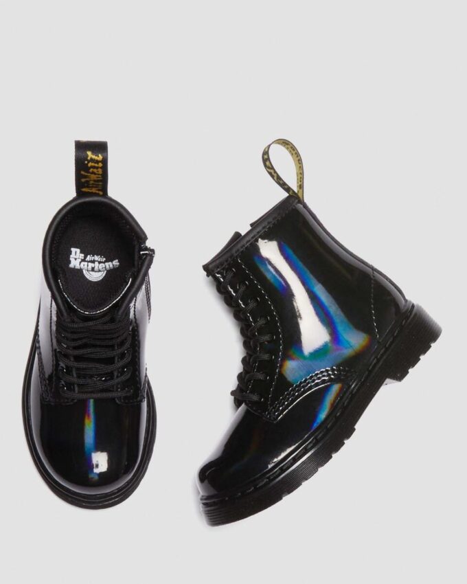 TODDLER 1460 RAINBOW Patent Leather Lace Up Boots TODDLER 1460 RAINBOW Patent Leather Lace Up Boots