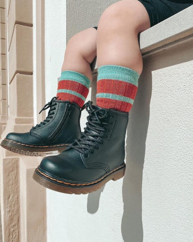Toddler 1460 Softy T Leather Lace Up Boots Toddler 1460 Softy T Leather Lace Up Boots