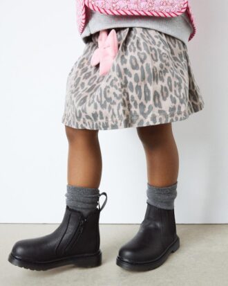 Toddler 2976 Faux Fur Lined Chelsea Boots Toddler 2976 Faux Fur Lined Chelsea Boots