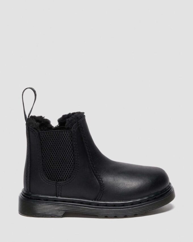 Toddler 2976 Faux Fur Lined Chelsea Boots Toddler 2976 Faux Fur Lined Chelsea Boots