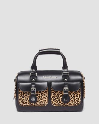 Top Handle Bag Leopard Print Hair On Top Handle Bag Leopard Print Hair On