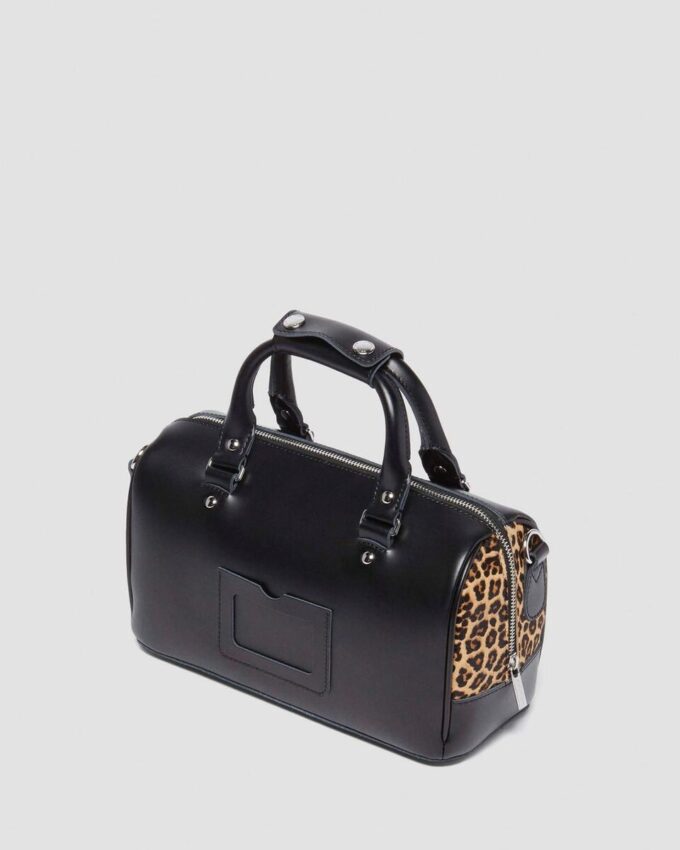 Top Handle Bag Leopard Print Hair On Top Handle Bag Leopard Print Hair On