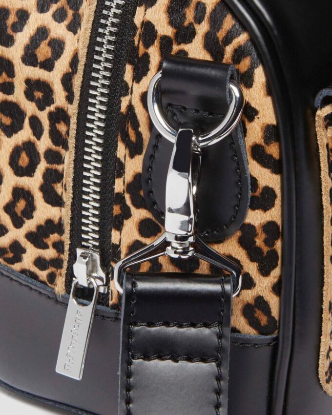 Top Handle Bag Leopard Print Hair On Top Handle Bag Leopard Print Hair On