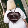Vegan Heart Shaped Backpack