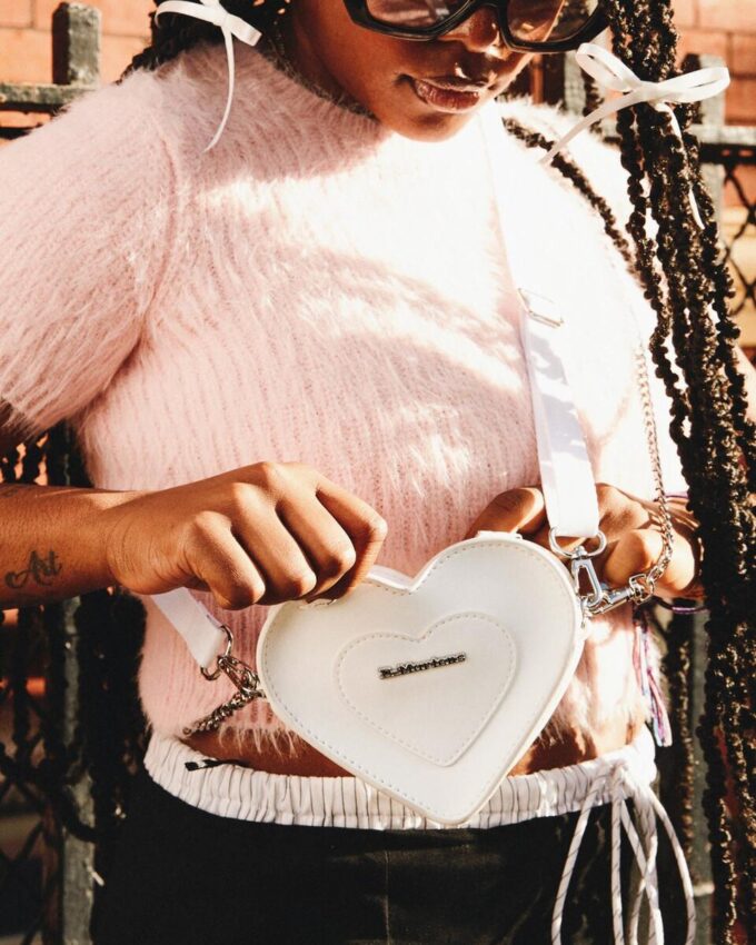 VEGAN MINI Heart Shaped Bag