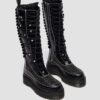 XTRM FRILL Platform Leather Boots XTRM FRILL Platform Leather Boots