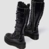 XTRM FRILL Platform Leather Boots XTRM FRILL Platform Leather Boots