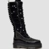 XTRM FRILL Platform Leather Boots XTRM FRILL Platform Leather Boots