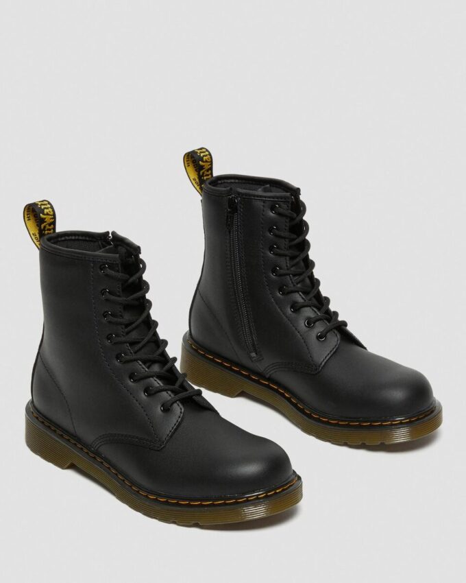 Youth 1460 Softy T Leather Lace Up Boots Youth 1460 Softy T Leather Lace Up Boots