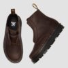 Zebzag Laceless Slip On Leather Boots