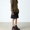 Zebzag Laceless Slip On Leather Boots