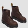 Zebzag Laceless Slip On Leather Boots