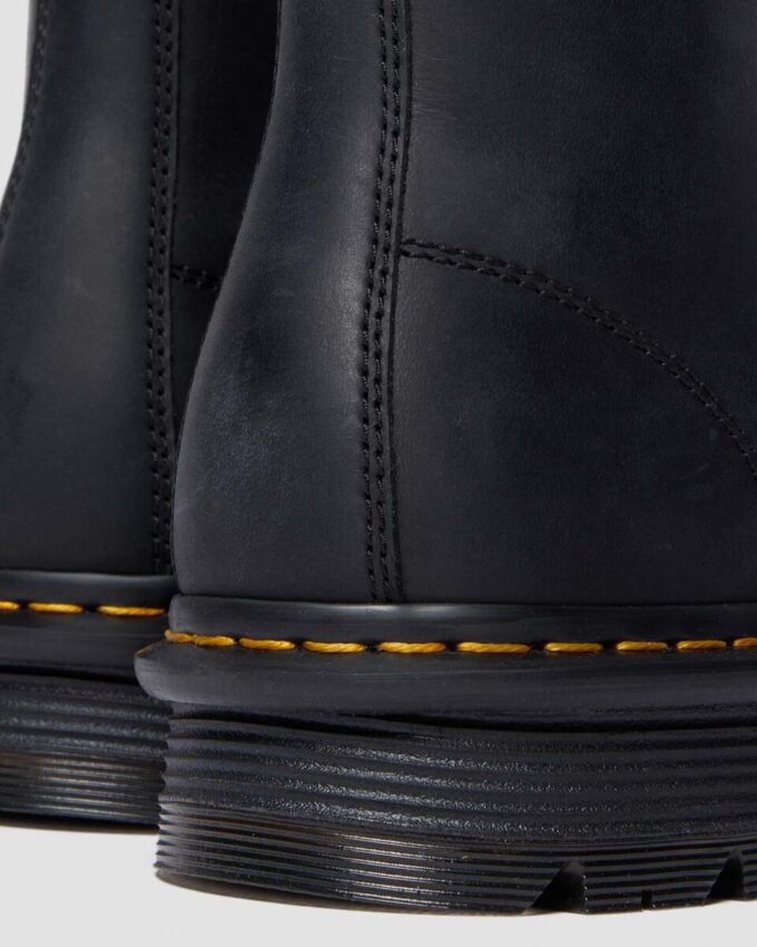 Zebzag Laceless Slip On Leather Boots