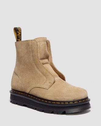 zebzag laceless slip on suede boots 1 330x413 - ZEBZAG LACELESS Slip On Suede Boots