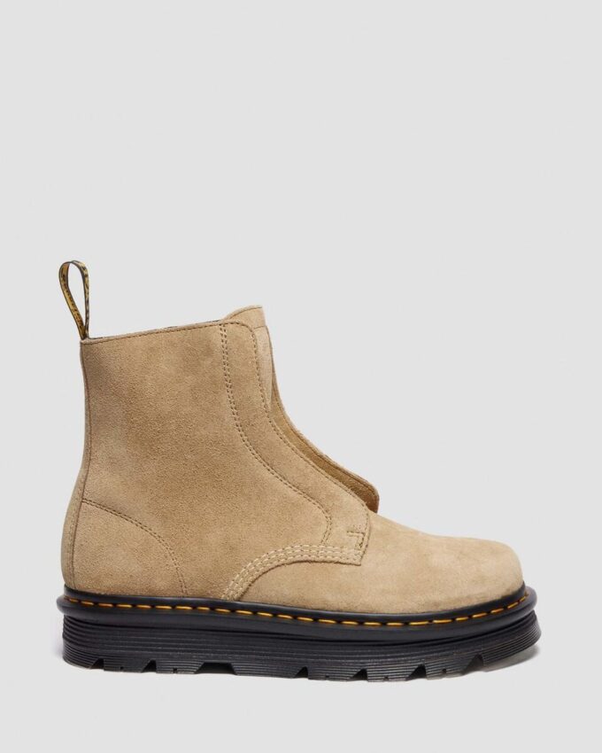 ZEBZAG LACELESS Slip On Suede Boots ZEBZAG LACELESS Slip On Suede Boots