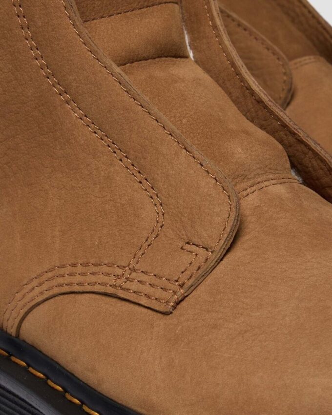 ZEBZAG LACELESS Warm Lined Slip On Nubuck Boots ZEBZAG LACELESS Warm Lined Slip On Nubuck Boots
