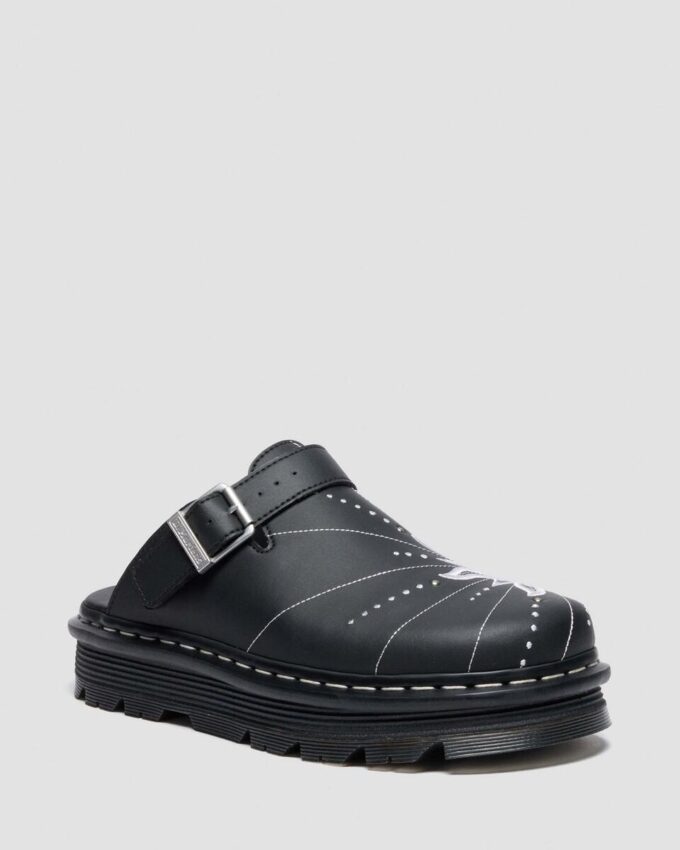 ZEBZAG MULE SOLAR FLARE Reclaimed Leather Slip On Mules ZEBZAG MULE SOLAR FLARE Reclaimed Leather Slip On Mules